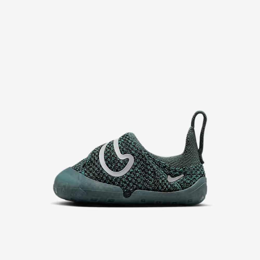 Nike Swoosh 1 Baby/Toddler Shoes - Vintage Green/Black/Cement Grey - 7C